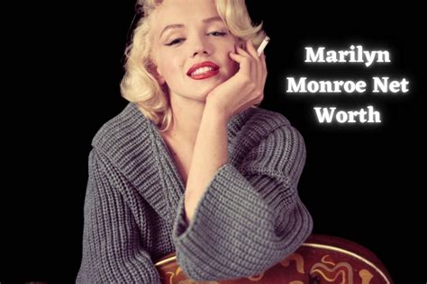 marilyn monroe net worth|More.